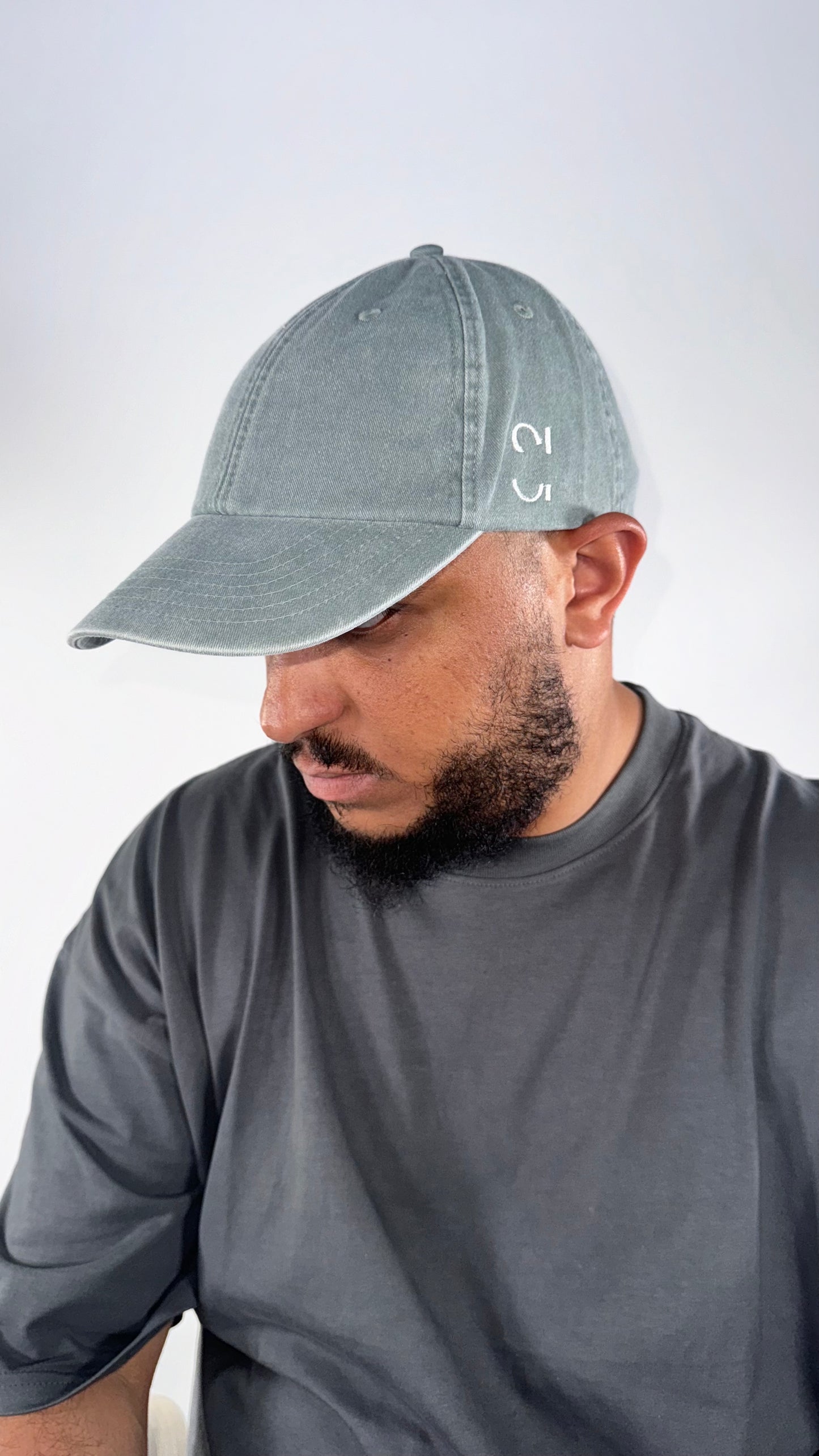 Casquette broderie côté